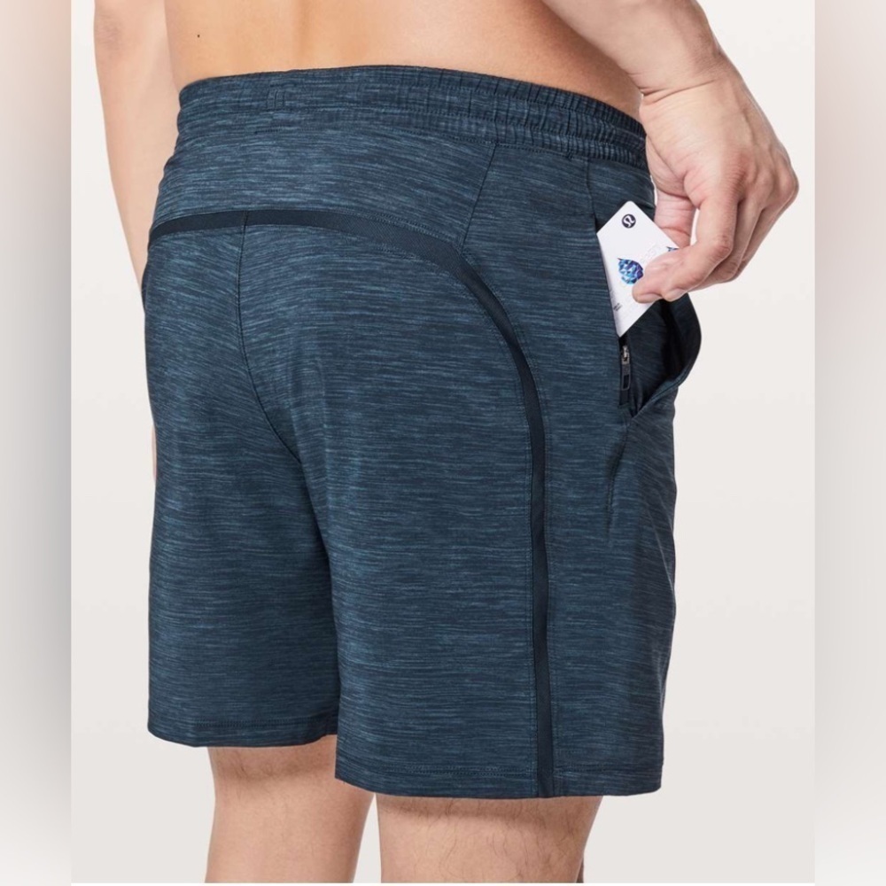 Lululemon Athletica Pace Breaker 7” Short Blue without Liner Size Small - Picture 3 of 7